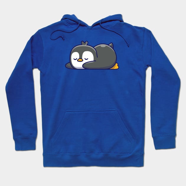 Cute penguin sleeping Hoodie by Catalyst Labs